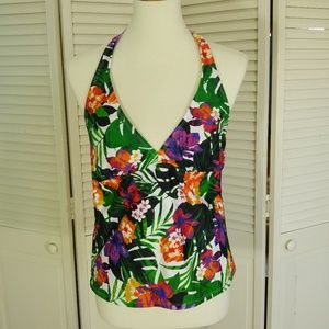 Tankini Halter Top Size Large Catalina